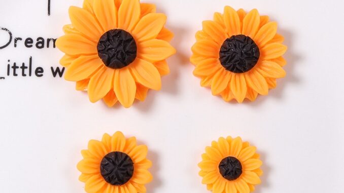 10 ชิ้น ดอกทานตะวัน ดอกทานตะวัน เรซิน เครื่องประดับ อุปกรณ์ diy วัสดุ ครีม กาว 10 ชิ้น ดอกทานตะวัน ดอกทานตะวัน เรซิน เครื่องประดับ อุปกรณ์ diy วัสดุ ครีม กาว