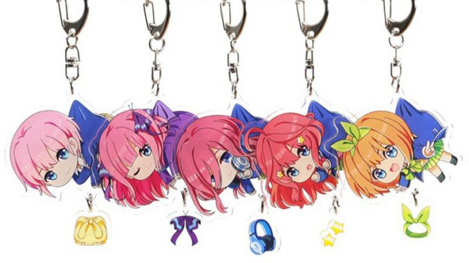 พวงกุญแจ ลายอนิเมะ The Quintessential Quintuplets Nakano Miku