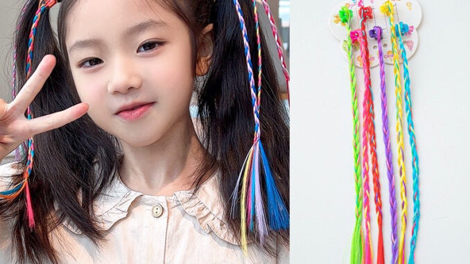 กิ๊บผมสี ผมปลอมสี มีหลายแบบนะคะ