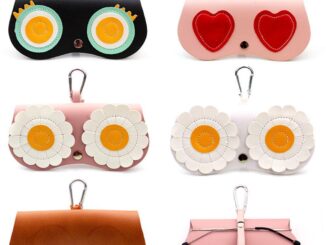Anemone เคสแว่นตาอ่านหนังสือ หนัง PU นิ่ม ป้องกัน ลายการ์ตูน แฟชั่น