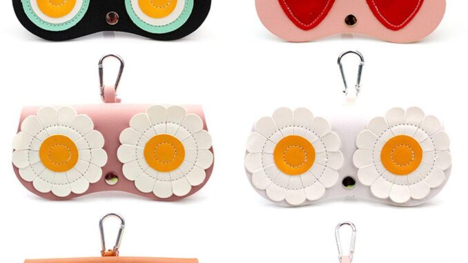 Anemone เคสแว่นตาอ่านหนังสือ หนัง PU นิ่ม ป้องกัน ลายการ์ตูน แฟชั่น