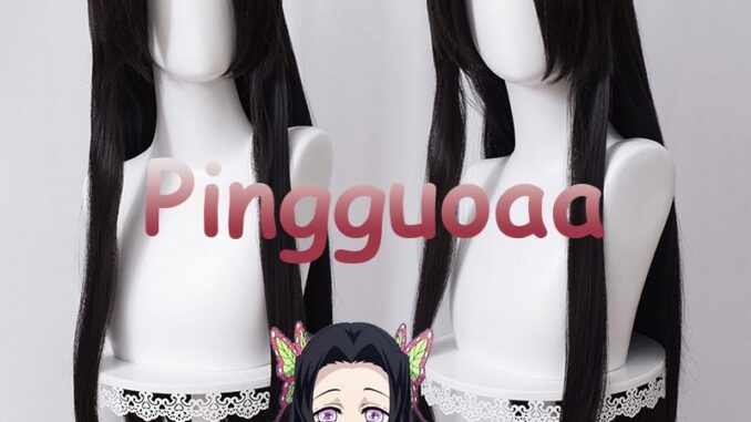 Anime Demon Slayer Kochou Kanae Cosplay Wig Kimetsu no Yaiba 80cm Long Black Wigs Heat Resistant Synthetic Hair Anime Demon Slayer Kochou Kanae Cosplay Wig Kimetsu no Yaiba 80cm Long Black Wigs Heat Resistant Synthetic Hair