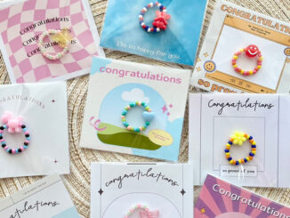 พร้อมส่ง   แหวนลูกปัดคละสี น่ารัก ของขวัญ ปัจฉิม งาน handmade (ราคาต่อชิ้น)