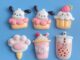 [3 #] Jibbitz Crocs แผ่นกาวเรซิ่น รูปสุนัข สําหรับทําขนมหวาน ชานม diy SC