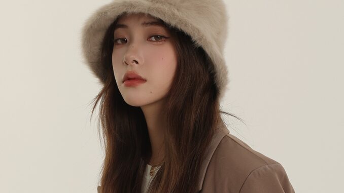 Misskoi [พร้อมส่ง] หมวกบักเก็ต ผ้าถัก ให้ความอบอุ่น สีขาว เข้ากับทุกการแต่งกาย แฟชั่นฤดูใบไม้ร่วง ฤดูหนาว สไตล์เกาหลี สําหรับผู้หญิง