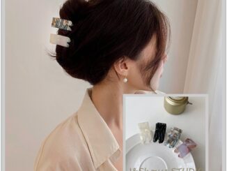 Kf529 กิ๊บติดผมหางม้าอะซิเตท ขนาดเล็ก คุณภาพสูง สไตล์เกาหลี สําหรับผู้หญิง