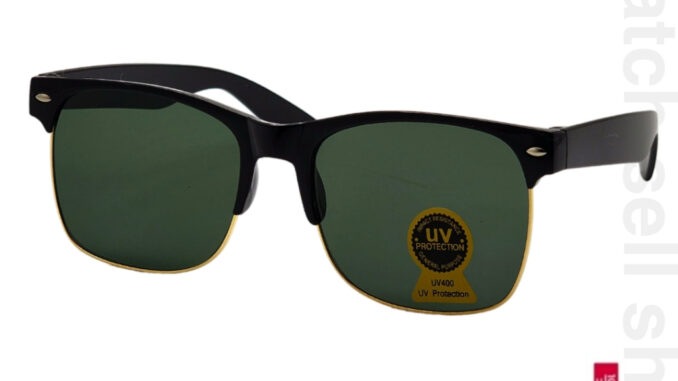 แว่นตากันแดด เลนส์กระจกแท้ ป้องกัน UV400 ได้ (สามารถป้องกันรอยขีดข่วนได้) สไตล์แฟชั่น ใส่กันลมกันแดด รุ่นXY-4004