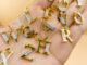 จี้ตัวอักษรทองสลับเพชร a-z งานสวยเหมาะกับสร้อย1สลึง-2บาท
