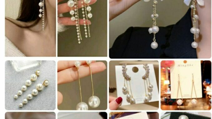พร้อมส่ง  ต่างหูมุกยาวๆเม็ดใหญ่ ต่างหูยาวระย้าออกงาน ตุ้มหูมุกติดหู เสียบ โบว์ ริบบิ้น ใส่ชุดไทย เดรส ไปงานแต่ง ใส่ทำงาน