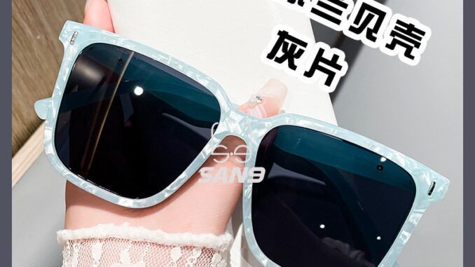 【พร้อมส่ง】COD (San9) แว่นตากันแดด กรอบสี่เหลี่ยม ขนาดใหญ่ ป้องกันรังสียูวี สไตล์เกาหลี สําหรับผู้หญิง 400