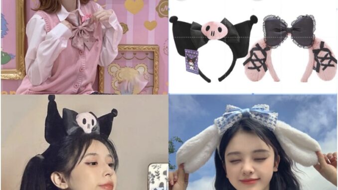 ที่คาดผม ประดับตุ๊กตาการ์ตูน Kuromi แฟชั่นเกาหลี เหมาะกับของขวัญ สําหรับเด็กผู้หญิง ที่คาดผม ประดับตุ๊กตาการ์ตูน Kuromi แฟชั่นเกาหลี เหมาะกับของขวัญ สําหรับเด็กผู้หญิง