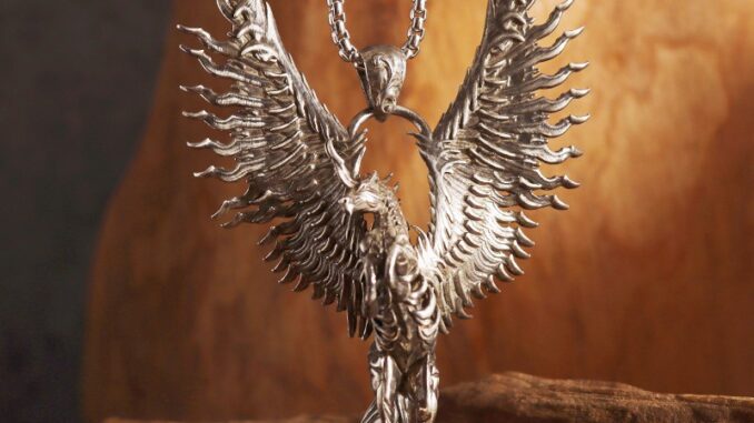 เครื่องประดับ สร้อยคอ จี้รูปปีกยูนิคอร์น Pegasus เหมาะกับของขวัญวันครบรอบ แฟชั่นสําหรับผู้ชาย และผู้หญิง