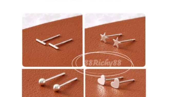 ต่างหูเงินแท้ Silver 925 สไตล์มินิมอล น่ารัก [ราคา/คู่]