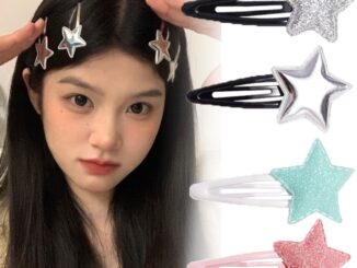 กิ๊บติดผมหน้าม้า รูปดาวห้าแฉก Y2K สีเงิน สไตล์เกาหลี เรียบง่าย น่ารัก แฟชั่น สําหรับผู้หญิง