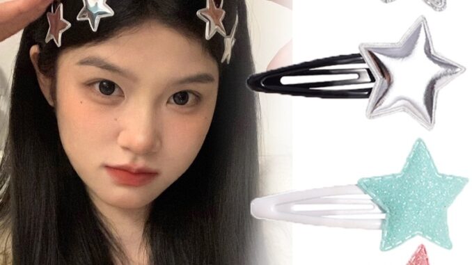 กิ๊บติดผมหน้าม้า รูปดาวห้าแฉก Y2K สีเงิน สไตล์เกาหลี เรียบง่าย น่ารัก แฟชั่น สําหรับผู้หญิง กิ๊บติดผมหน้าม้า รูปดาวห้าแฉก Y2K สีเงิน สไตล์เกาหลี เรียบง่าย น่ารัก แฟชั่น สําหรับผู้หญิง