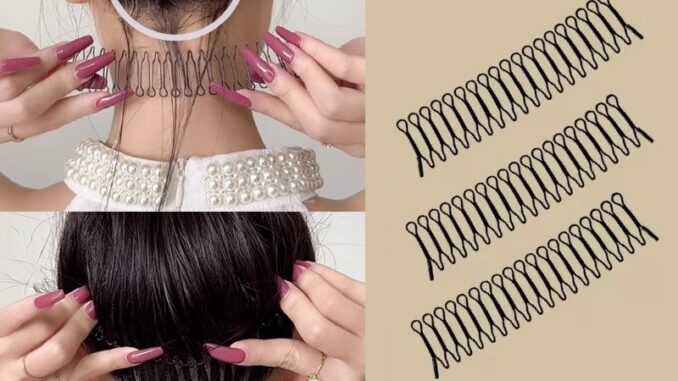 Invisible hair clip women's hair comb hair accessories fixed bangs hair clip broken hair organizer magical