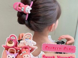 SANRIO กิ๊บติดผมเรซิ่น ลายการ์ตูนปลาฉลามน่ารัก หลากสี แบบเรียบง่าย