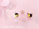 Honey Bee Earrings ต่างหูเงินแท้ S925