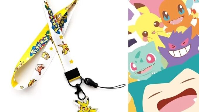 สายคล้องคอ Pokémon ห้อยโทรศัพท์มือถือและบัตรได้ สายคล้องคอ Pokémon ห้อยโทรศัพท์มือถือและบัตรได้