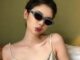 Mxmusty แว่นตากันแดด ทรงวงรี หรูหรา สไตล์ฮิปฮอป สําหรับผู้หญิง