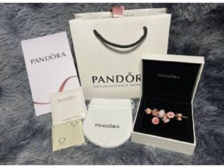 สร้อยPandora.  Pink  Butterfly  + Dream Catcher  Grey    งานพร้อมกล่องแบรนด์ +ถุงกำมะหยี่+การ์ด+ ถุงแบรนด์ครบเซ็ต