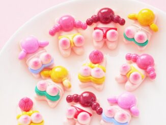 สติกเกอร์เรซิ่น รูปก้นใหญ่ แฮนด์เมด diy สําหรับติดตกแต่งตู้เย็น
