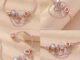 A38 สร้อยข้อมือ BEAUTIFUL ลายหมี  Rose gold  ไม่ลอก ไม่ดำ สายปรับไม่ได้