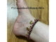 กำไล ข้อมือ ข้อเท้า ทองเหลืองแท้ งานมัด ทำมือ