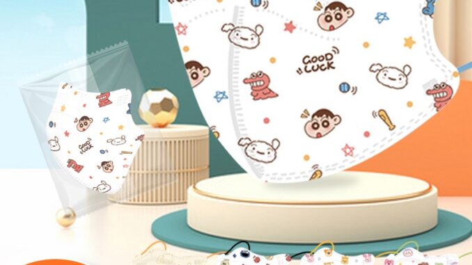 Kn95 หน้ากากอนามัย พิมพ์ลายการ์ตูน Crayon Xiaoxin Toy Story Sesame Street 4PLYMASK 5D คุณภาพสูง สําหรับเด็ก 50 ชิ้น