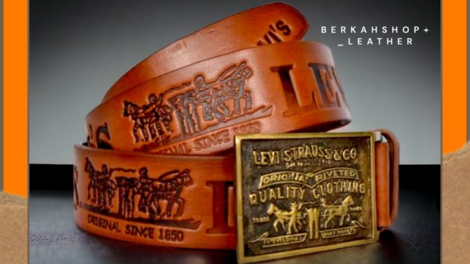 Levis Belt IPLV01 Levis เข็มขัดหนังแท้