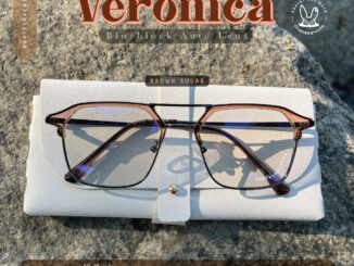 แว่นกรองแสงออโต้ บลูบล็อค กรองแสงสีฟ้า ออกแดดเปลี่ยนสี กระต่ายหมายแว่น รุ่น Veronica
