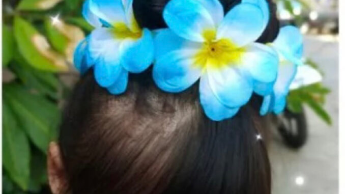 ยางมัดผมดอกลีลาวดี ยางมัดผมดอกลีลาวดี