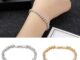 Hoe> สร้อยข้อมือ กําไลข้อมือ โซ่ คริสตัล พลอยเทียม หัวใจ เสน่ห์ อินฟินิตี้ เครื่องประดับ สําหรับผู้หญิง