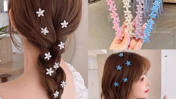 10 ชิ้น ชุดกิ๊บติดผม สําหรับเด็ก แฟชั่นเกาหลี การ์ตูนน่ารัก ดอกไม้สดขนาดเล็ก กิ๊บติดผม เครื่องประดับผม
