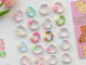 ꒰พร้อมส่ง꒱ Set Ring Beads   แหวนลูกปัด แหวนลูกปัดเดซี่ 1 แพ็คได้ 4 ชิ้น คละแบบ แหวนตกแต่งสายรองเท้า