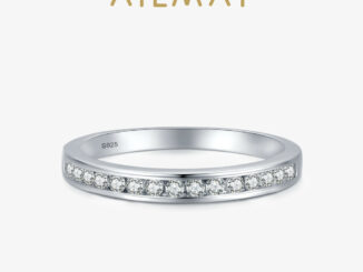 Ailmay แหวนเงินแท้ 925 เครื่องประดับหรูหรา สําหรับผู้หญิง งานแต่งงาน