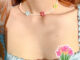 สร้อยลูกปัดดอกไม้ พร้อมส่ง