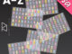 ตัวรีด ติดเสื้อ A-Z สูง 1.5cm สีพาสเทล No118