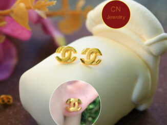 ต่างหูทอง  ต่างหูหุ้มทอง รุ่นขายดี 1คู่  CN Jewelry ตุ้มหู ตุ้มหูทอง ต่างหูทองชุบ ต่างหูแฟชั่น ต่างหูผู้หญิง