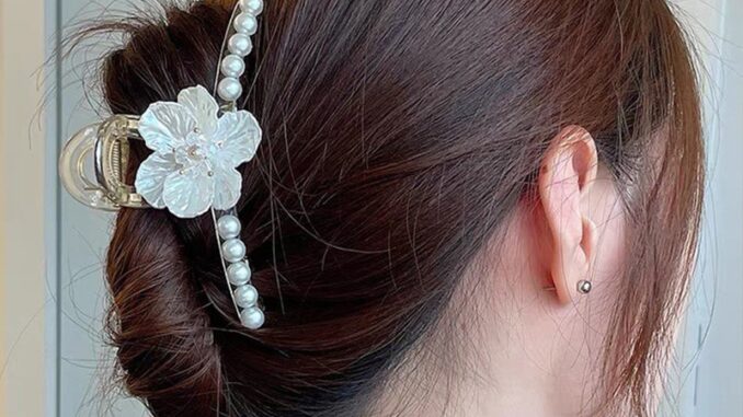 ใหม่ กิ๊บติดผม ดอกกุหลาบ สไตล์เกาหลี เครื่องประดับแฟชั่น สวยหรู นางสาว