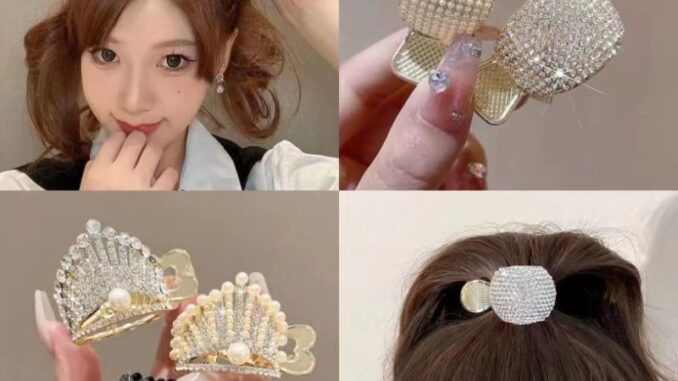 กิ๊บติดผม รูปมงกุฎ ประดับไข่มุก พลอยเทียม หรูหรา เหมาะกับของขวัญ สําหรับผู้หญิง กิ๊บติดผม รูปมงกุฎ ประดับไข่มุก พลอยเทียม หรูหรา เหมาะกับของขวัญ สําหรับผู้หญิง