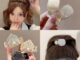 กิ๊บติดผม รูปมงกุฎ ประดับไข่มุก พลอยเทียม หรูหรา เหมาะกับของขวัญ สําหรับผู้หญิง
