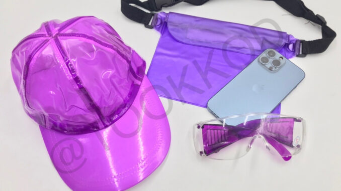 Set 3 ชิ้นสุดคุ้ม!!  (หมวก+แว่นตา+กระเป๋าคาดเอว)   ส่งของทุกวัน