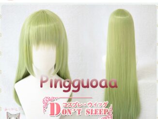 DON'T SLEEP Fate Grand Order FGO Lancer Enkidu Cosplay Wig 90cm Long Light Green Gradient Wigs Halloween Synthetic Wigs