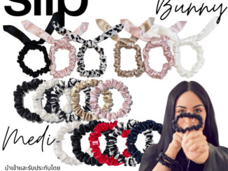 Slip silk scrunchies รุ่น Medi/Bunny มี tag แท้ % พร้อมส่ง