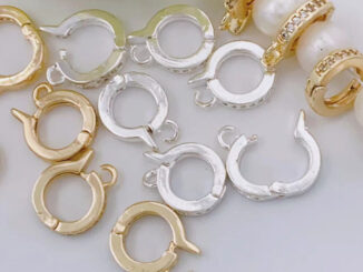 Ag00047 [เครื่องประดับทองคํา 14K] สร้อยคอ สร้อยข้อมือ ชุบทอง 14K ฝังเพทาย ขนาดเล็ก สีขาว ทอง 14K DIY
