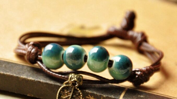 สร้อยข้อมือ เชือกถักเซรามิค ประดับลูกปัดพอร์ซเลน สีสันสดใส สไตล์ชนเผ่า สําหรับผู้หญิง สร้อยข้อมือ เชือกถักเซรามิค ประดับลูกปัดพอร์ซเลน สีสันสดใส สไตล์ชนเผ่า สําหรับผู้หญิง