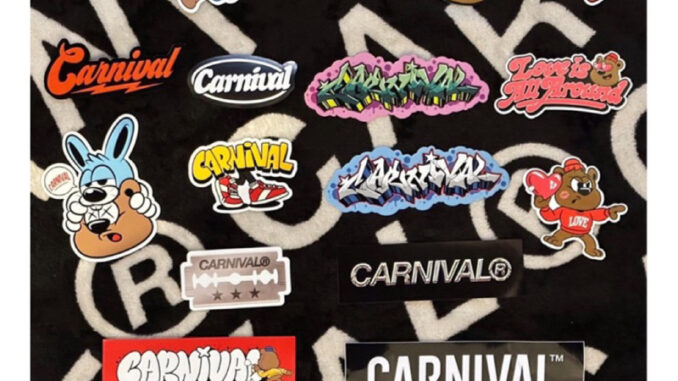 [พร้อมส่ง แท้ ] สติ๊กเกอร์ STICKER LOGO CARNIVAL SS23
