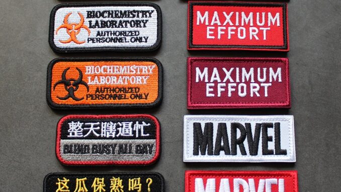 ขายดี แผ่นแพทช์ ปักลายตัวอักษรภาษาอังกฤษ 3D ทรงสี่เหลี่ยมผืนผ้า DIY