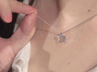 สร้อยคอโซ่ จี้รูปดาว ประดับเพทาย หรูหรา เครื่องประดับแฟชั่น สําหรับผู้หญิง Y2k